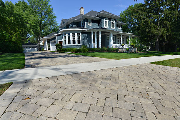 Residential Paver Driveway in Linton, IN